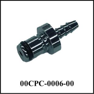 CPC 180 Male Metal Fitting 1/8-in. Barb, for 8/32 (1/4 in.)