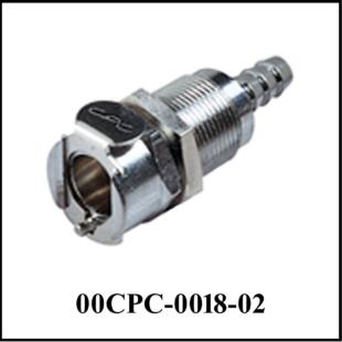 Fitting Bulkhead w/CV (metal)