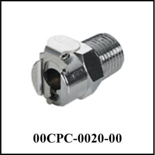 Fitting 1/8 NPT-M- reg. w/CV (metal)