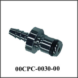 CPC 180 Male Metal Fitting 3/16-in. Barb, for 9/32-inch OD