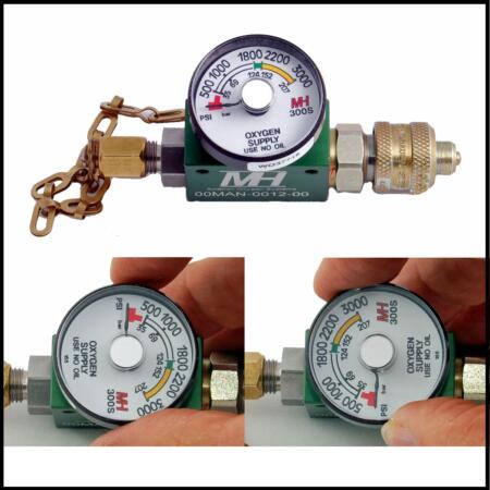 Gauge Assembly, MH-300 S Medium Pressure (swivel) - Image 2