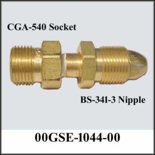 Transfill Adapter, BS-341-3 to CGA-540