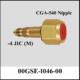 Transfill Adapter, -4 JIC (Male) to CGA-540