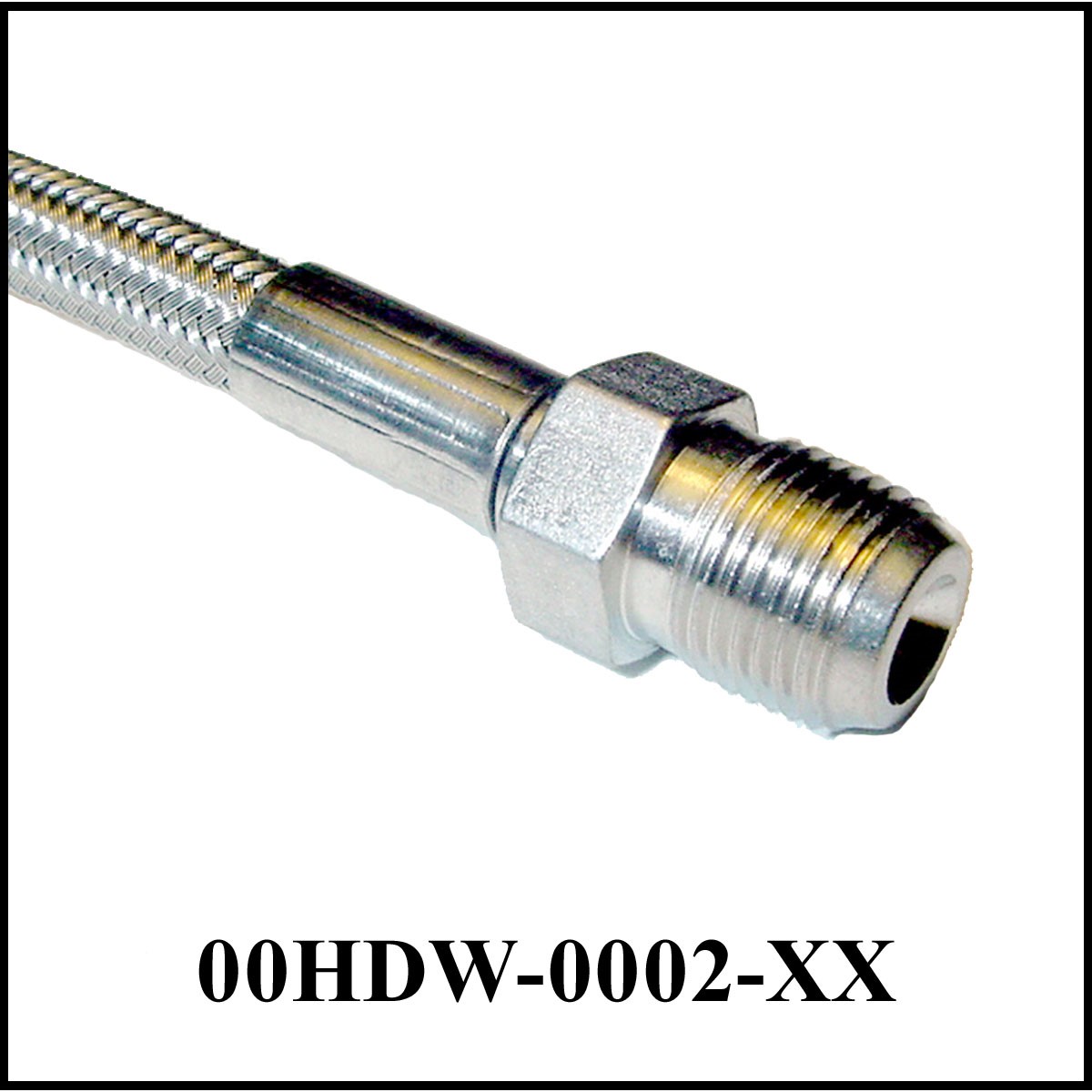 Flexible inox 3100mm raccord NPT M 1/8