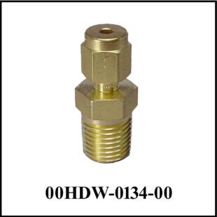 Tube Fitting 1/4" NPT-M to 1/8" Compression, Brass