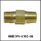 Union 1/8 NPT-M to 1/8 NPT-M, Brass