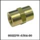 Union 1/4 NPT-F to 1/4 NPT-F, Brass