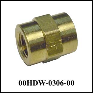 Union 1/8 NPT-F, Brass