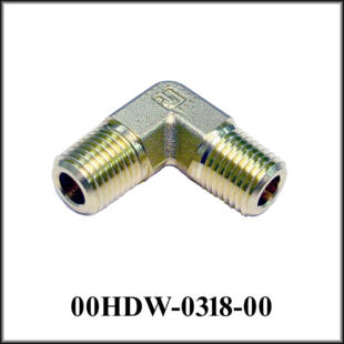 Elbow 1/8 NPT-M to 1/8 NPT-M, Brass