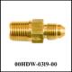 JIC-4 (M) to 1/4 NPT-M, Brass