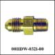 JIC-4 (M) to 1/8 NPT-M, Union Brass