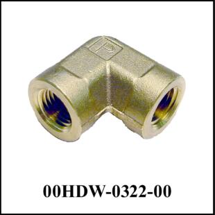 Elbow 1/8 NPT-F to 1/8 NPT-F, Brass