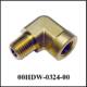 Elbow 1/4 NPT-M to F, Brass