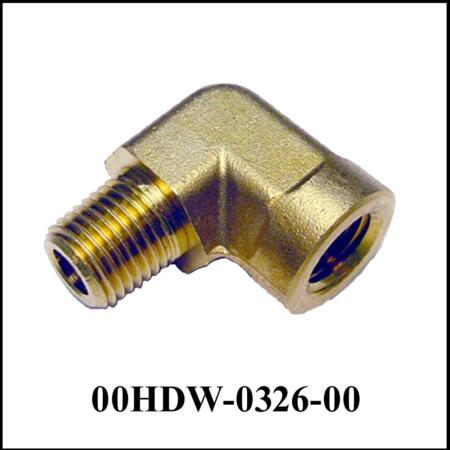 1/8 NPT-F Bulkhead .99, Brass - MHOxygen