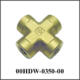 Cross 1/8 NPT-F, Brass