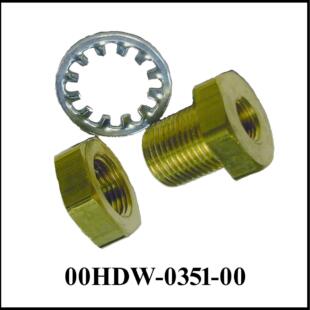 1/8 NPT-F Bulkhead .99, Brass