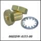 1/4 NPT-F Bulkhead .99, Brass