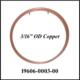 Tubing 3/16" Copper (ft)
