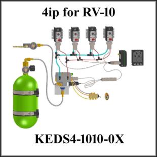 EDS-4ip for RV-10 with IPR, Built-in Oxygen System