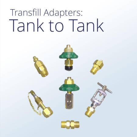 Transfill Adapters, Tank to Tank