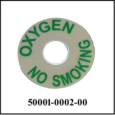 Oxygen Plate Label (Label Only)