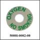 Oxygen Plate Label (Label Only)