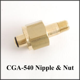 CGA-540 Nipple w/ O-ring - Image 2