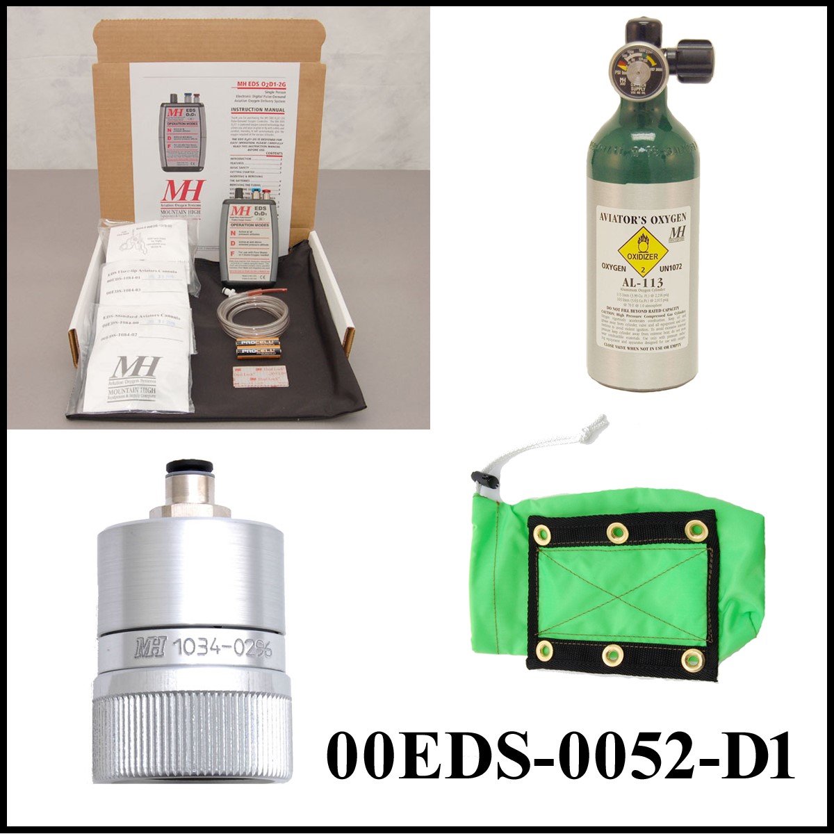 O2D1 System (EDS, Regulator, and Cylinder) | MHOxygen