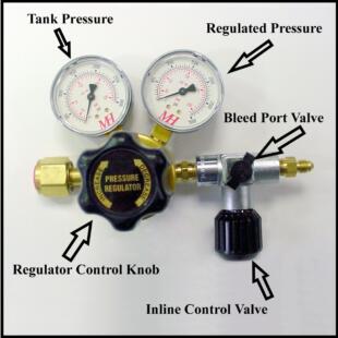 DIN Euro-FBO Oxygen Service Kit, without Hose - Image 3