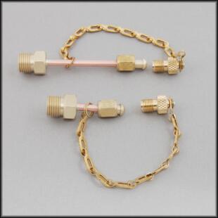 Transfill Adapter,  9/16-18 UNF Socket to AN-800 Nipple - Image 2