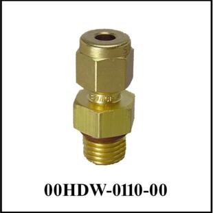 SAE-4-M to 3/16 Compression, Brass