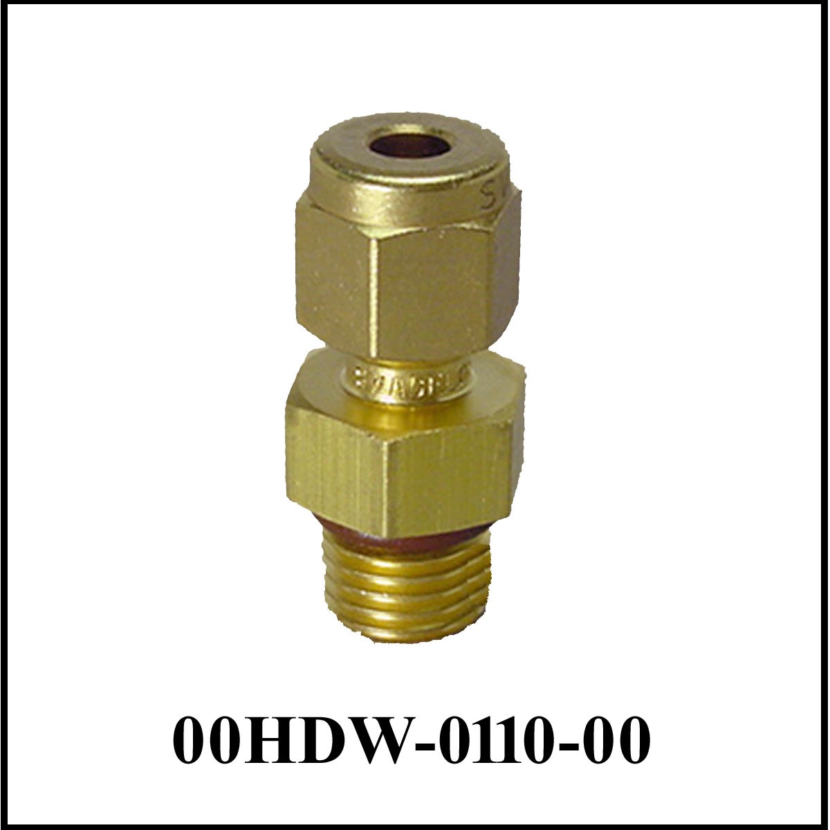 SAE-4-M To 3/16 Compression, Brass - MHOxygen