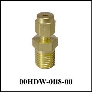 1/8 NPT-M to 1/8 Compression, Brass