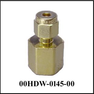 Tube Fitting 1/4 NPT-F to 3/16, Brass