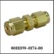 Tube Union 1/8 to 1/8, Brass