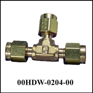 Tee Union 1/8-in. 3-Way, Brass