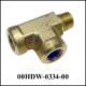 Street Tee 1/4 NPT, Brass