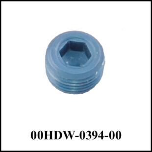Plug 1/8 NPT-M Int. Hex, Aluminum