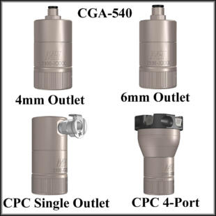 Regulator, Assy. 2G, 2100 Series CGA-540 (No Gauge w/Port)