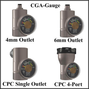 Regulator, Assy. 2G, 2101 Series CGA-540 Gauged