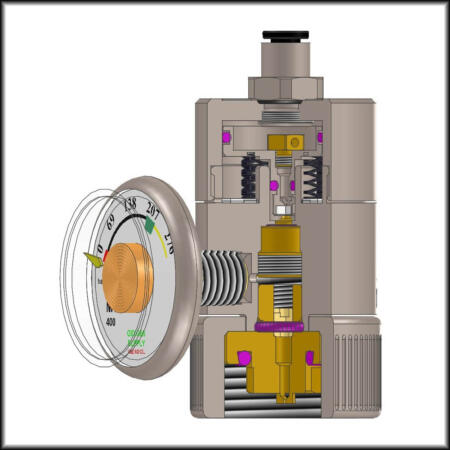 Regulator, Assy.-2G, 2111 Series DIN-477-9 Gauged - Image 2