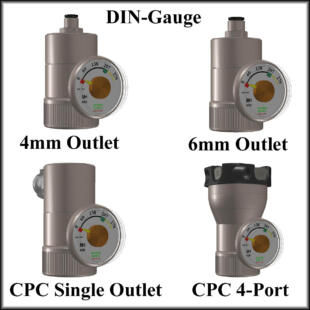 Regulator, Assy.-2G, 2111 Series DIN-477-9 Gauged